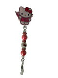Pink Acrylic Hello Kitty Badge - Injection
