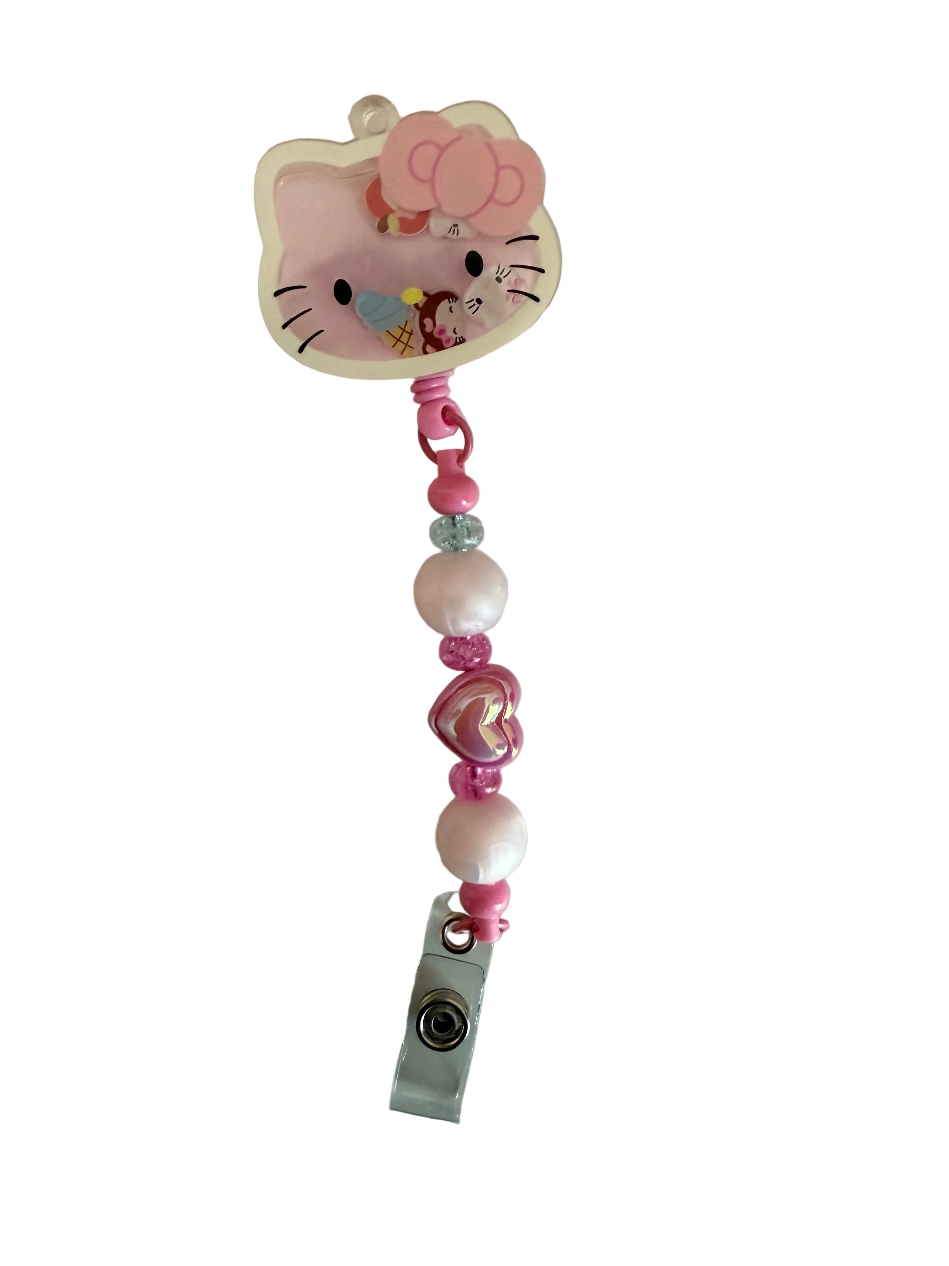 Hello Kitty Shaker Badge Reel